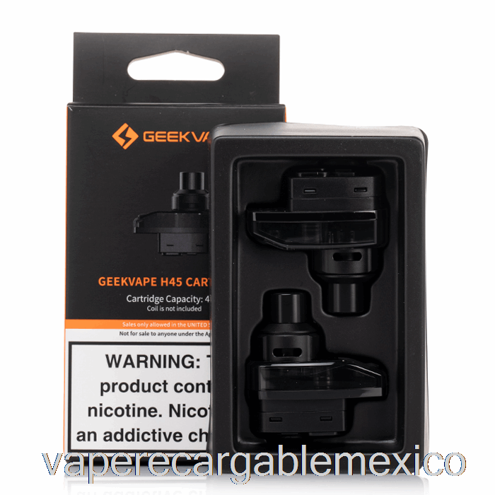 Vape Recargable Geek Vape H45 Aegis Hero 2 Cápsulas De Repuesto Cápsulas Recargables De 4 Ml